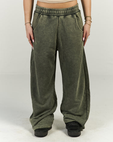 Washed Wide Leg Sweatpants